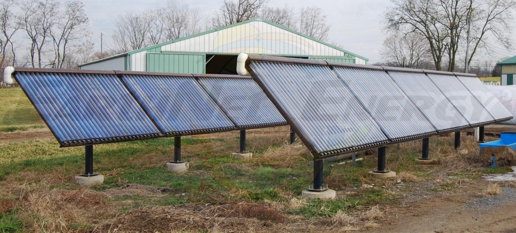 EarthNet Energy 10 Collector Agricultural Solar Hot Water System