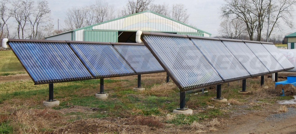 EarthNet Energy 10 Collector Agricultural Solar Hot Water System