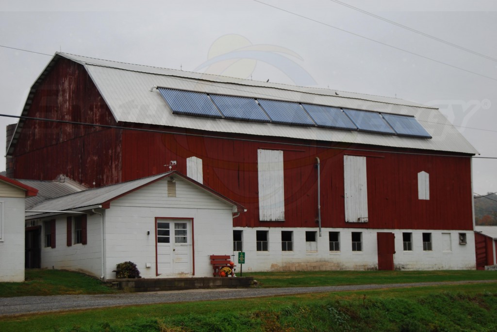 EarthNet Energy 6 Collector Agricultural Solar Hot Water System