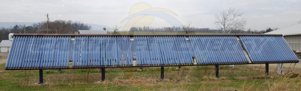 EarthNet Energy 10 Collector Agricultural Solar Hot Water System