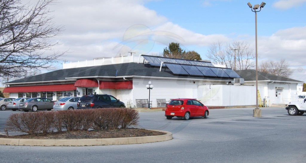 EarthNet Energy 10 Collector Restaurant Solar Hot Water System