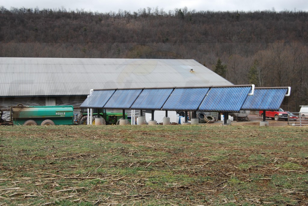 EarthNet Energy 10 Collector Agricultural Solar Hot Water System