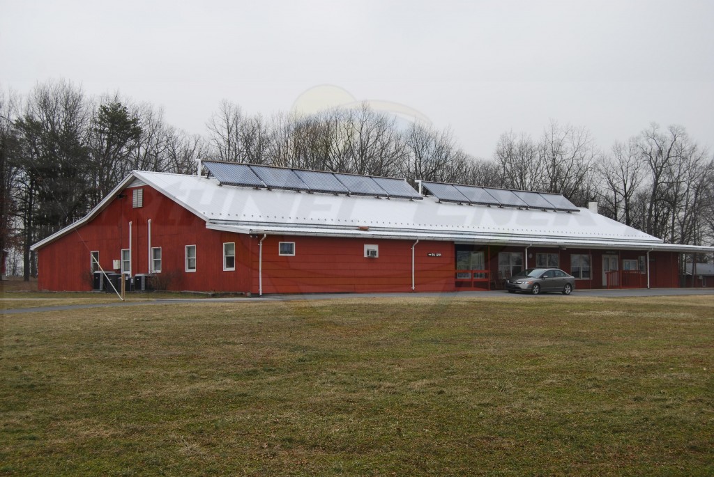 EarthNet Energy 10 Collector Ministry Facility Solar Hot Water System