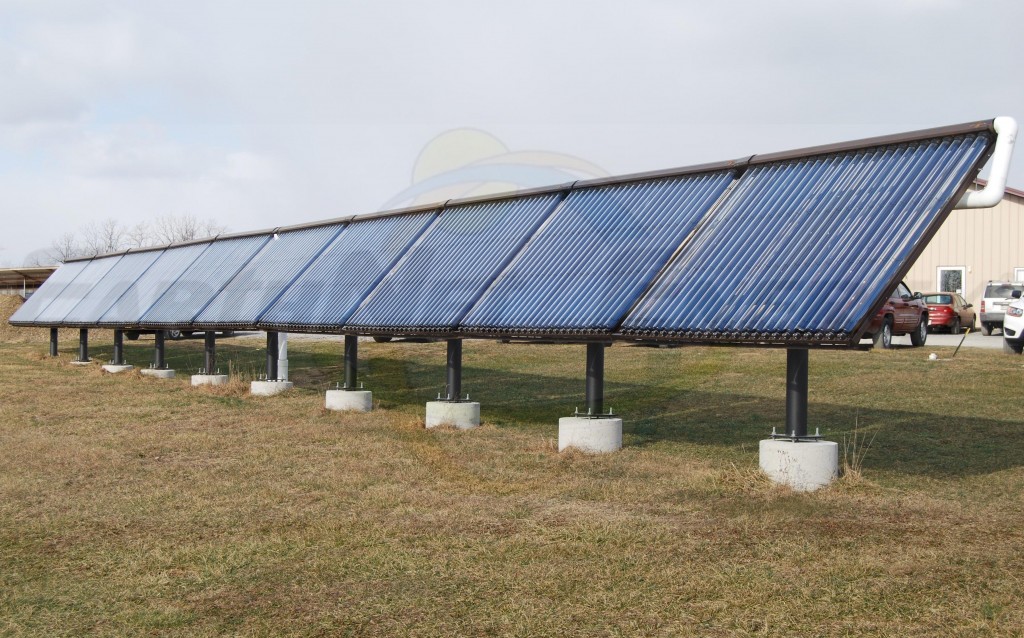 EarthNet Energy 10 Collector Agricultural Solar Hot Water System