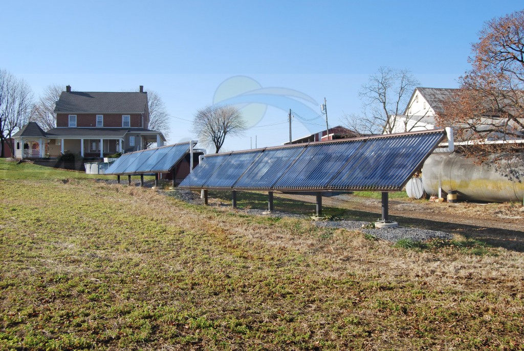 EarthNet Energy 10 Collector Agricultural Solar Hot Water System