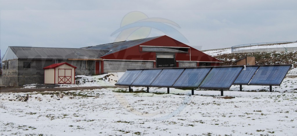 EarthNet Energy 10 Collector Agricultural Solar Hot Water System