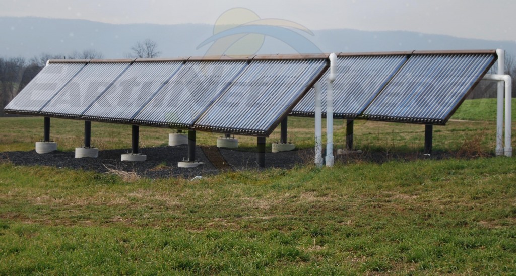 EarthNet Energy 10 Collector Agricultural Solar Hot Water System