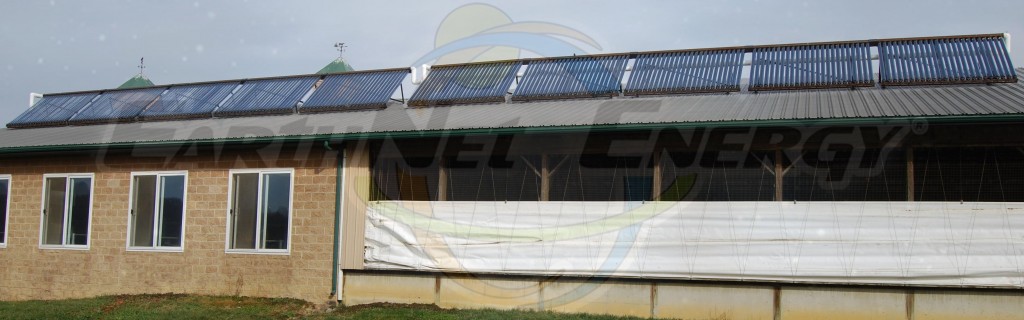 EarthNet Energy 10 Collector Agricultural Solar Hot Water System