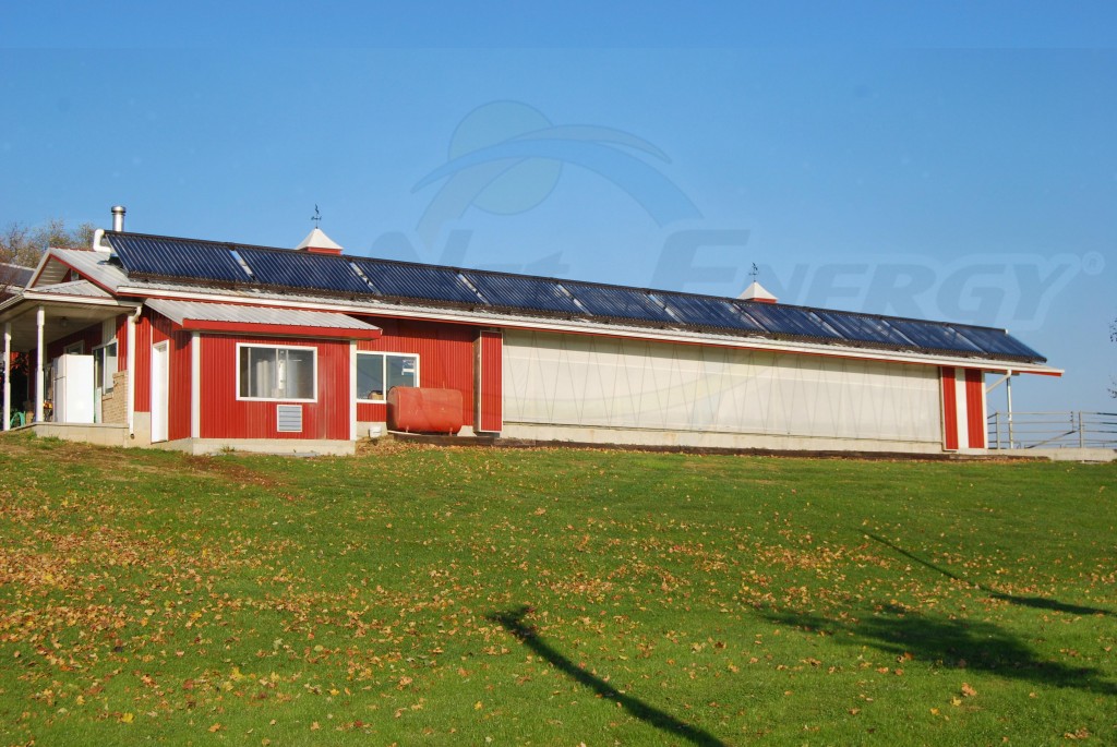 EarthNet Energy 10 Collector Agricultural Solar Hot Water System