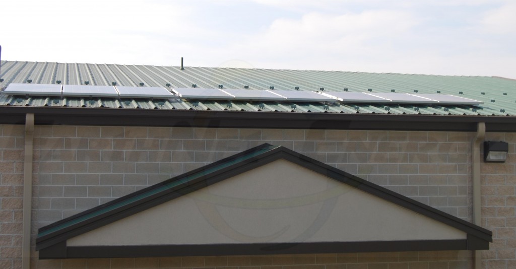 9 Metal Mounted Solar PV Panels