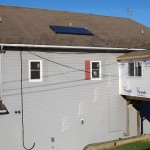3 Asphalt Shingle Mounted Solar PV Panels