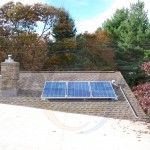 3 Asphalt Shingle Mounted Solar PV Panels