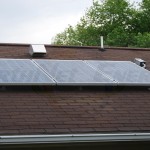 3 Asphalt Shingle Mounted Solar PV Panels